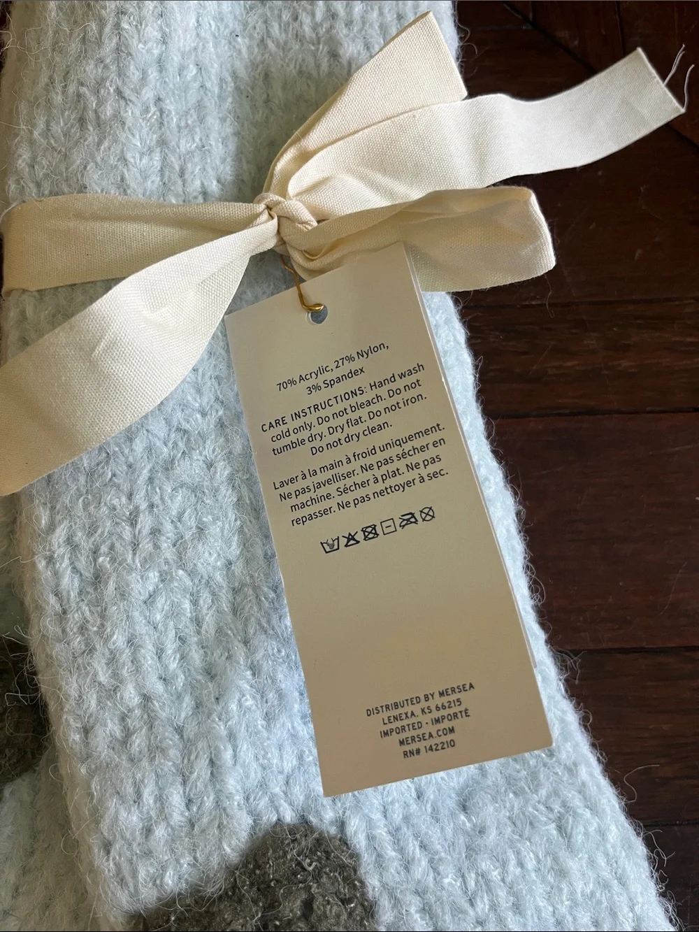 NWT Mersea Cozy Slipper Socks